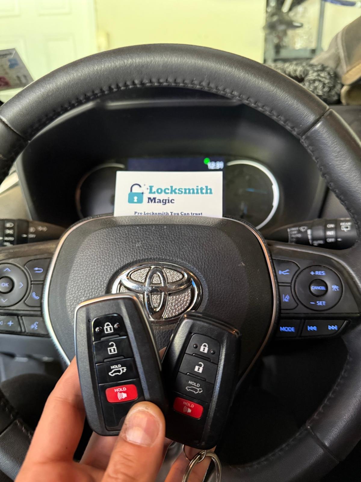 Toyota smart key fob replacement by Locksmith Magic in San Diego