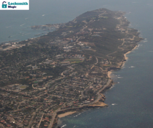Aerial view of Point Loma, facing south, March 2007